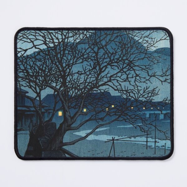 Item preview, Evening in Beppu in the cold Season by Kawase Hasui designed and sold by ArtExpression.