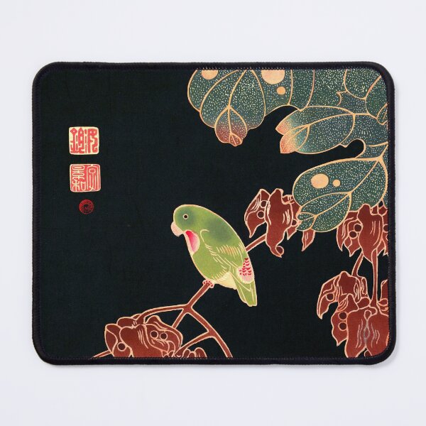 Item preview, Ito Jakuchu - The Parakeet designed and sold by ArtExpression.