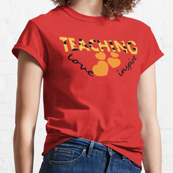 Teach Love Inspire Bleached Shirt – RTTO Creations