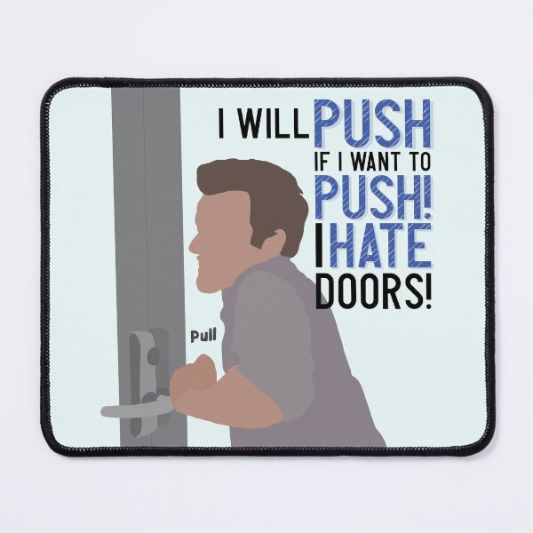 Item preview, Nick, he really hates doors. designed and sold by gbrunken.