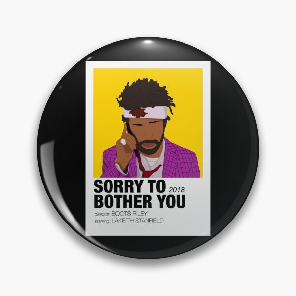 Item preview, Sorry To Bother You Poster Sticker designed and sold by lattpag.