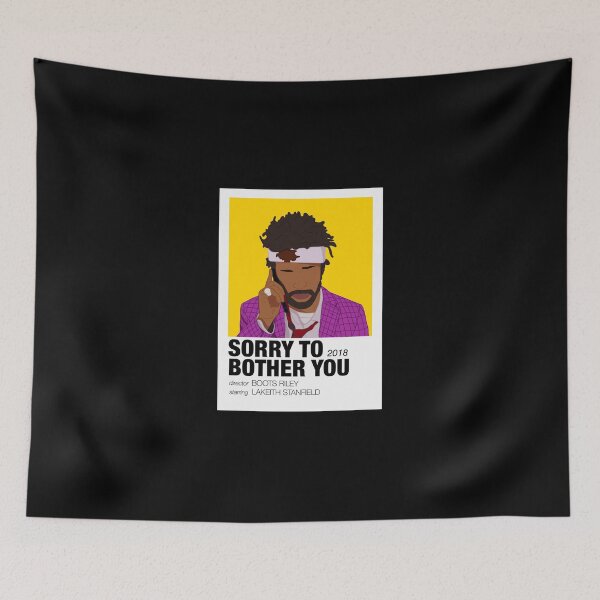 Item preview, Sorry To Bother You Poster Sticker designed and sold by lattpag.
