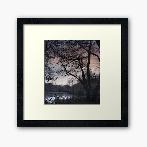 Not a sound to be heard, not a soul in sight Framed Art Print