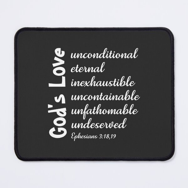Item preview, Christian Design - God's Love - Ephesians 3 verse18, 19 designed and sold by simplydesignart.