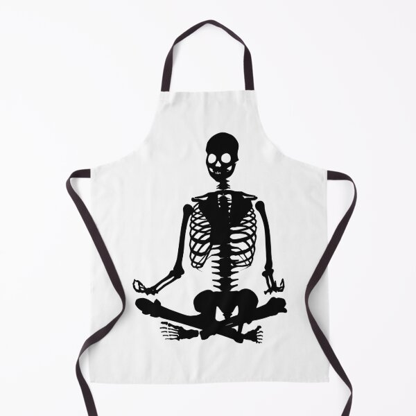 Item preview, Meditating skeleton designed and sold by stickmeok.