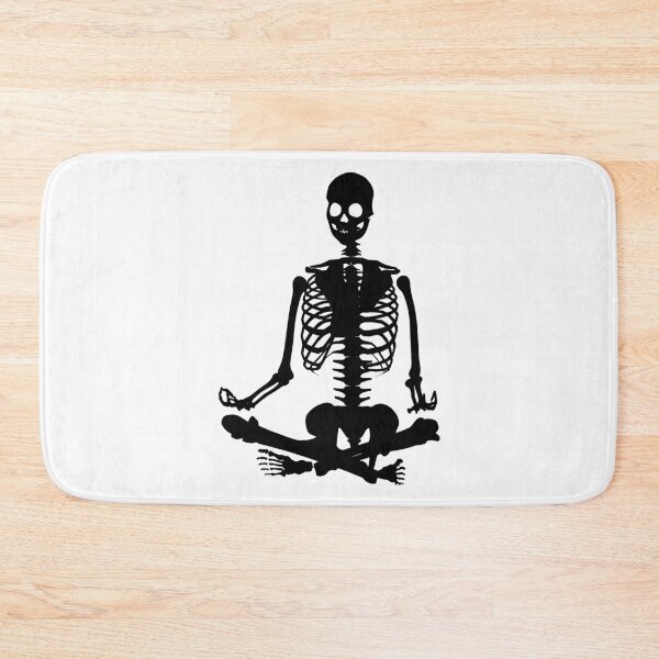 Item preview, Meditating skeleton designed and sold by stickmeok.