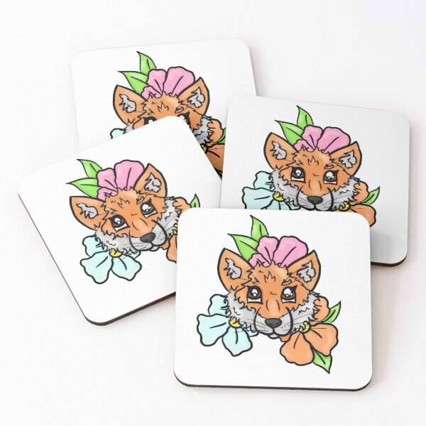 Item preview, Flower Fox designed and sold by BioLushGraphics.