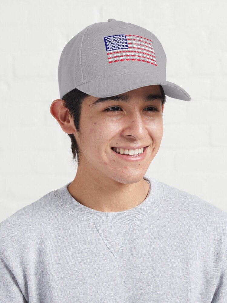 Stars & Stripes USA fish flag hat - High On The Fly – High on the fly