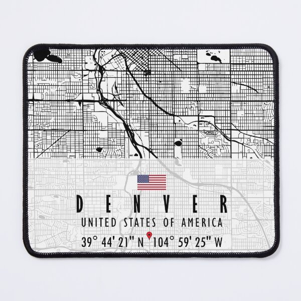 Item preview, DENVER MAP USA designed and sold by hatimelhag.