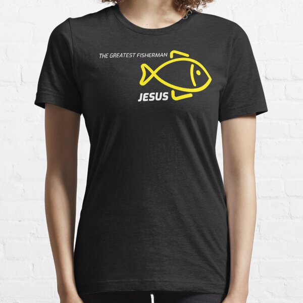 Funny Jesus Fishing Shirt Trout Salmon Fly Fishing' Women's T