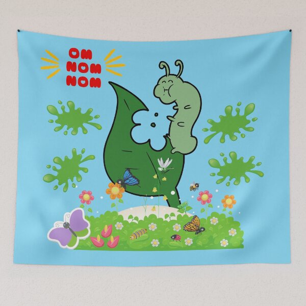 Item preview, Om Nom Baby Caterpillar designed and sold by aliyeus.