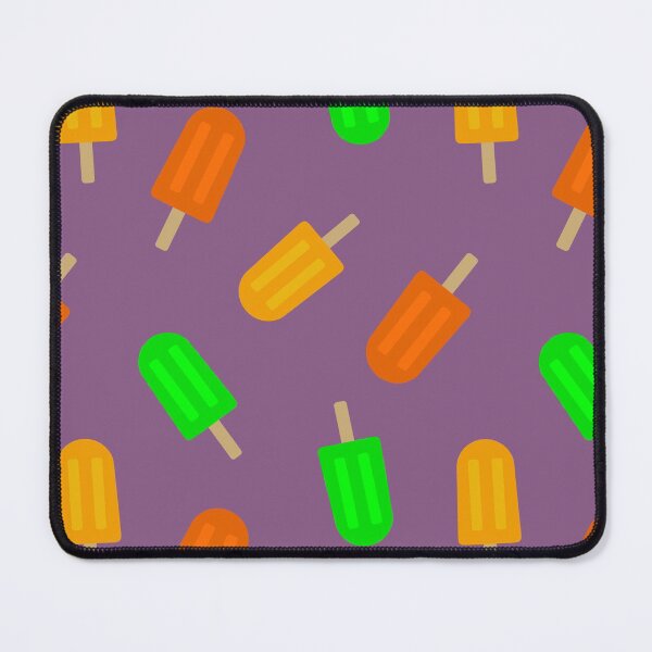 Item preview, Summer Theme Colorful Red Yellow Green Popsicle Pattern on Purple   designed and sold by wenjunior.