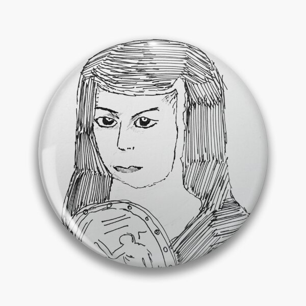 Item preview, Sor Juana pen sketch designed and sold by RocioRubio.