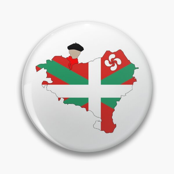 Item preview, Basque country map and symbols designed and sold by Euskadaz.