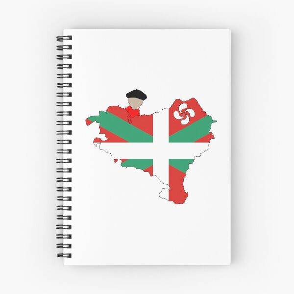 Item preview, Basque country map and symbols designed and sold by Euskadaz.