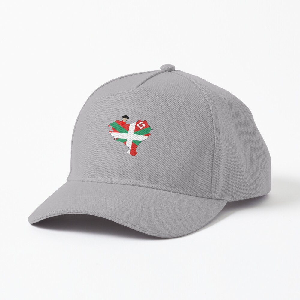 Flag of The Basque Country Snapback Hats for Men Women Hat Baseball Cap  Flat Bill Visor White Hat