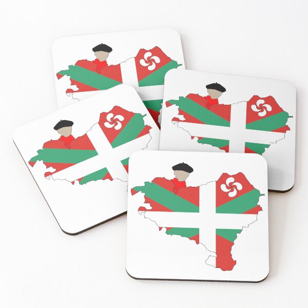 Item preview, Basque country map and symbols designed and sold by Euskadaz.