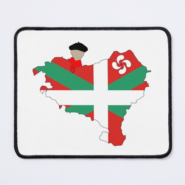 Item preview, Basque country map and symbols designed and sold by Euskadaz.
