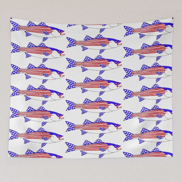 Item preview,  American Flag Striped bass The American Striper designed and sold by hookink.