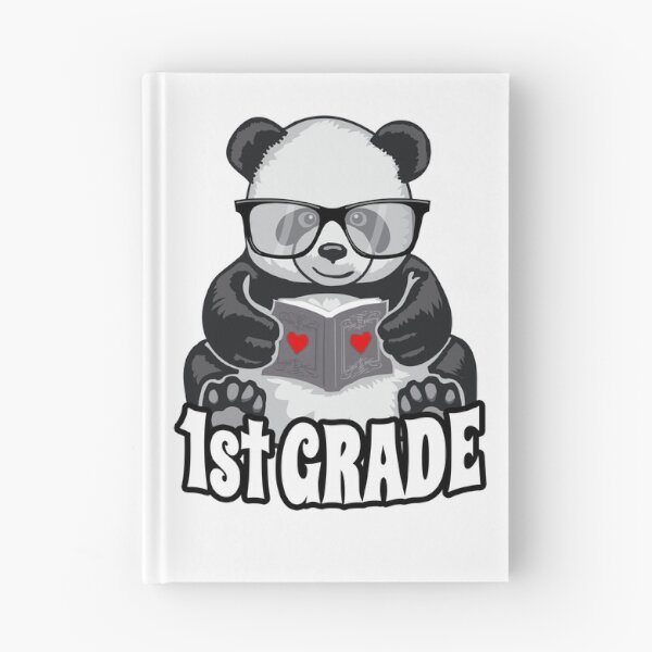 Item preview, 1st Grade Back To School Panda Book Reader Teacher Heart designed and sold by GrandeDuc.