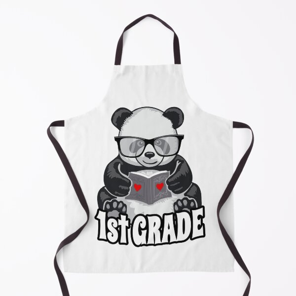 Item preview, 1st Grade Back To School Panda Book Reader Teacher Heart designed and sold by GrandeDuc.