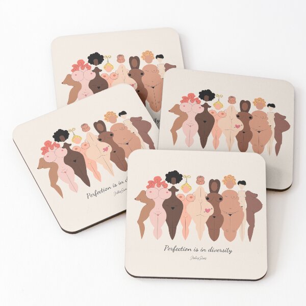 Item preview, White - Perfection is in diversity designed and sold by Julia Sanz.