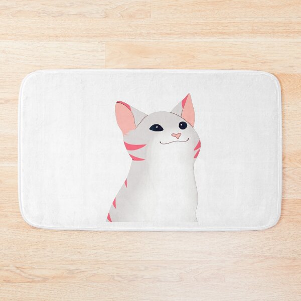 JETOY Cute Cat Microfiber Bath Floor Mat Bath Rug 19" x 14" Choo Choo Mat