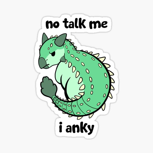 2 x 10cm Cute Green Dinosaur Vinyl Stickers - Dino Kids Sticker Laptop  #18555