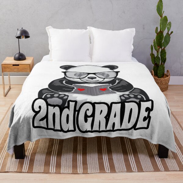 Item preview, 2nd Grade Back To School Panda Book Reader Teacher Heart designed and sold by GrandeDuc.