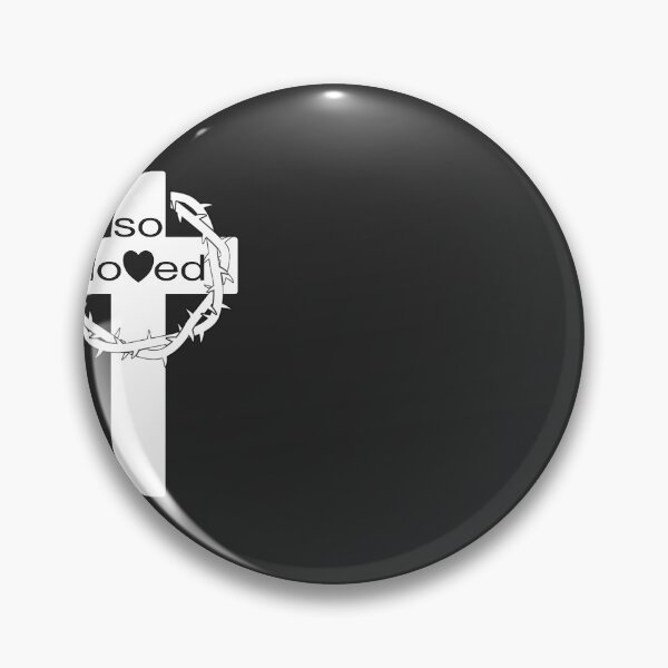 Item preview, Christian Design - So Loved - with Cross and Crown of Thorns designed and sold by simplydesignart.