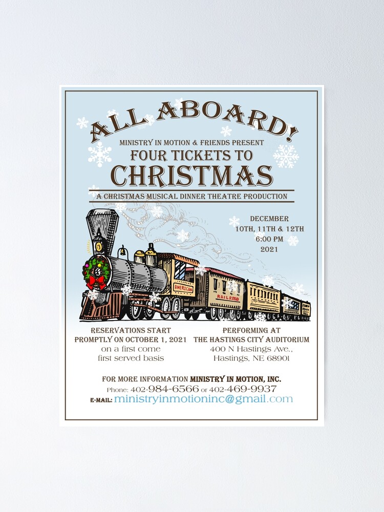 Thumbnail 1 of 3, Poster, 4 Tix designed and sold by blessitshop.