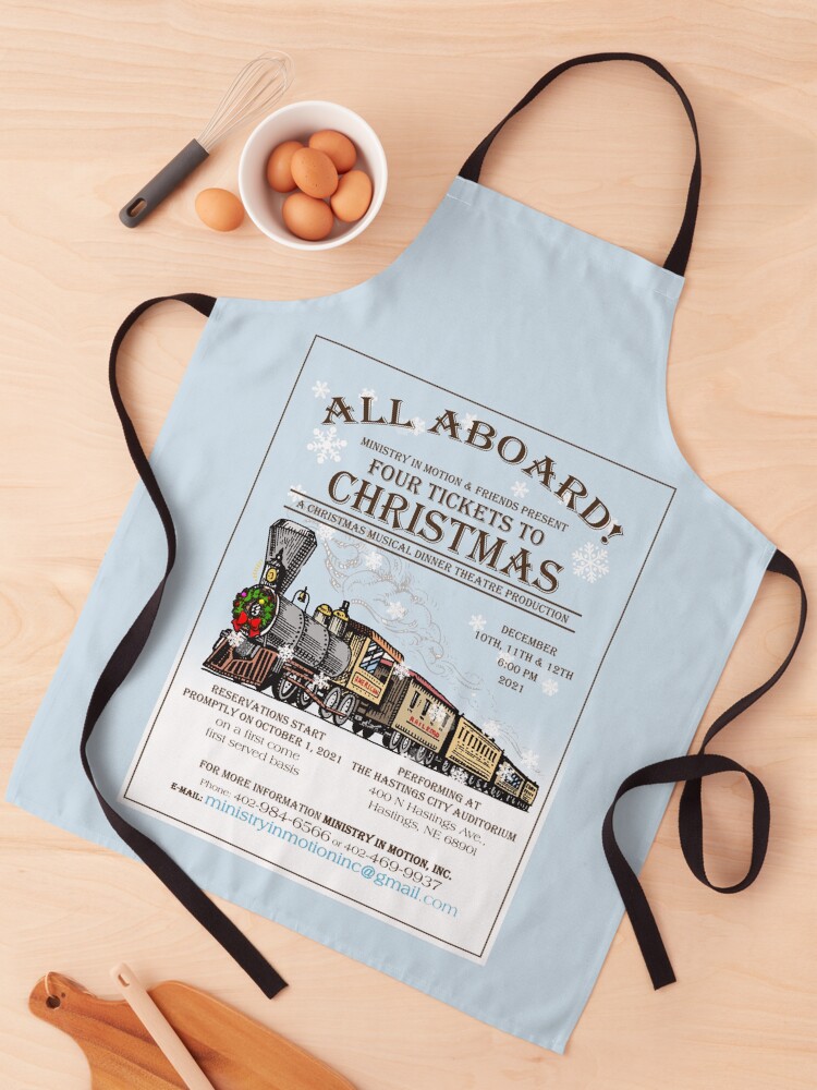 Thumbnail 1 of 6, Apron, 4 Tix designed and sold by blessitshop.