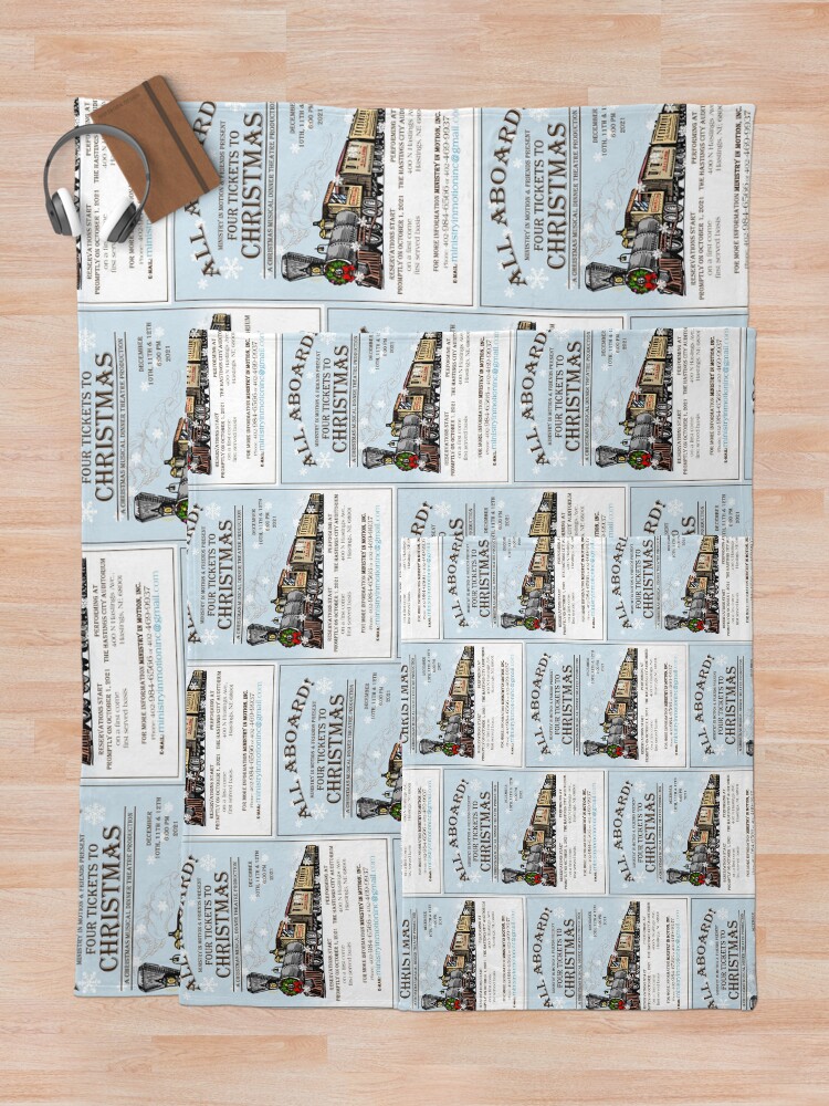 Thumbnail 5 of 6, Throw Blanket, 4 Tix designed and sold by blessitshop.