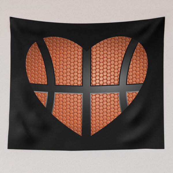 Item preview, love basketball heart sports athletic  designed and sold by Gossip Rag.
