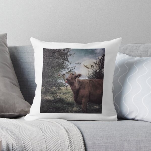 Audhumbla Throw Pillow