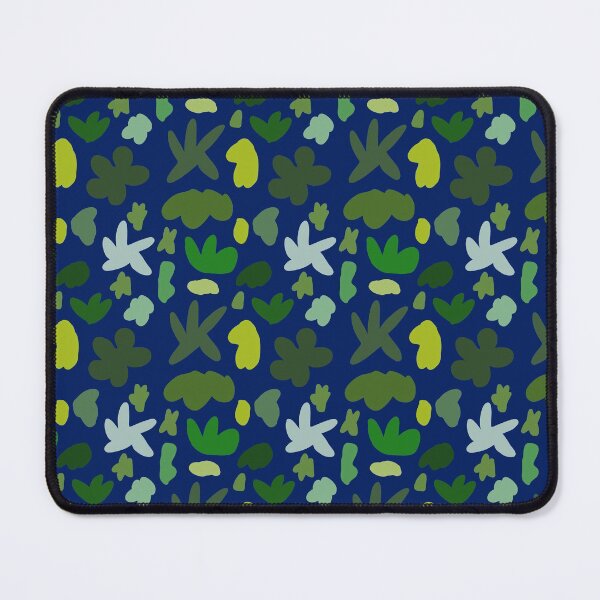 Item preview, Whimsical Wonky Green Tone Random Shapes Pattern  designed and sold by wenjunior.