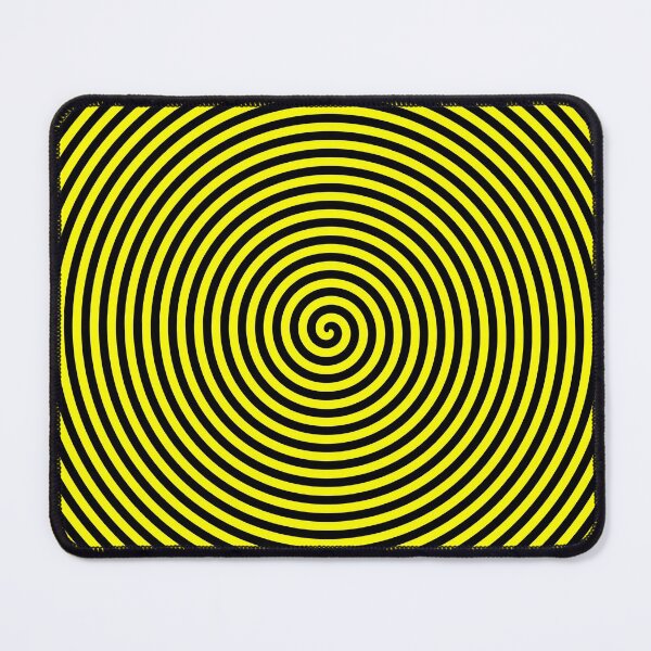 Item preview, Abstract Spiral Black Yellow Lines Pattern designed and sold by wenjunior.