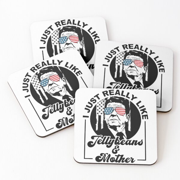Item preview, Ronald Reagan Loves His Jellybeans and Mother (aka wife) Cool Vintage designed and sold by CharJens.