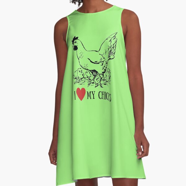 Item preview, I Love My Chicks Outline Of Chicken Drawing designed and sold by siyaforshort.