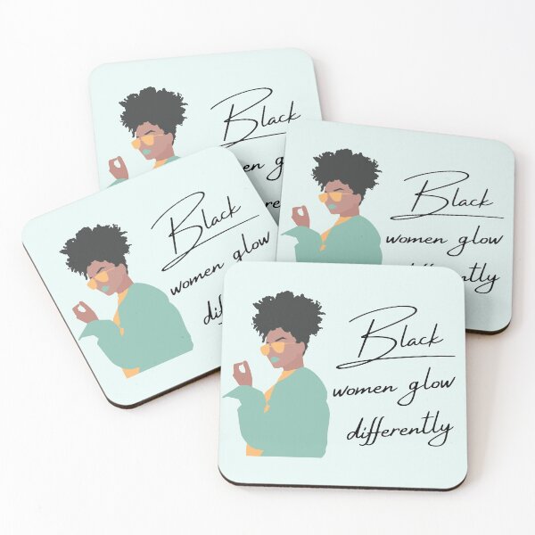 Item preview, Black Women Glow Differently designed and sold by Nesro34.