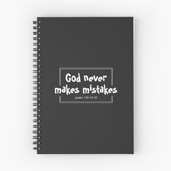 Item preview, Christian Design - God Never Makes Mistakes - Psalm 139 verse 13-16 designed and sold by simplydesignart.