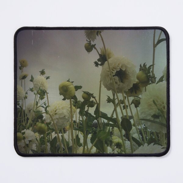 The white flowers of Midgard Mouse Pad
