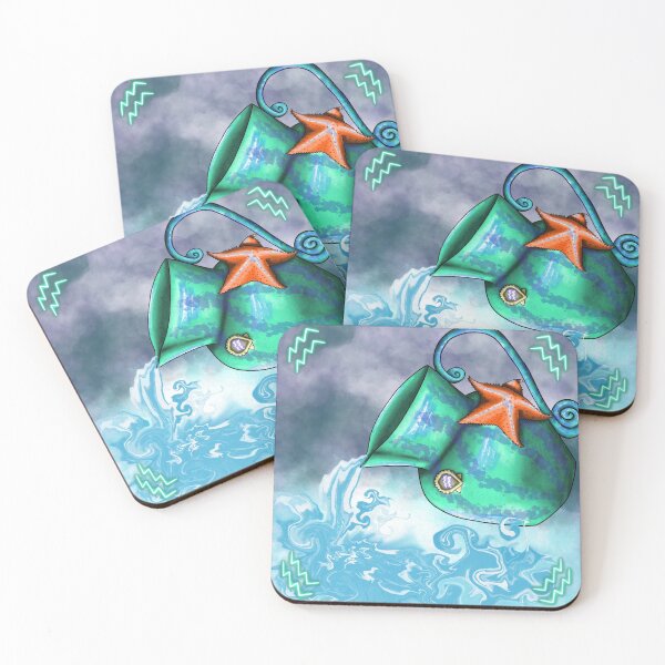 Item preview, Aquarius Zodiac designed and sold by DeadWaspDesigns.