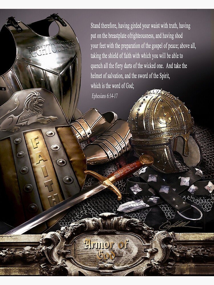 Armor Of God Posters Designed & Sold By Mila