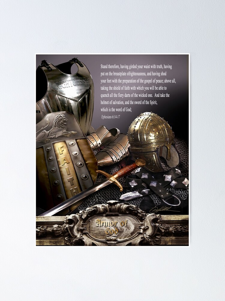 Armor Of God Posters Designed & Sold By Mila