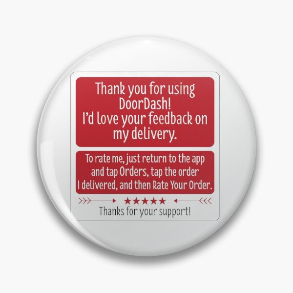 Item preview, Doordash Bag-Seal Stickers 5 Star Reviews ! designed and sold by TrivanUK.