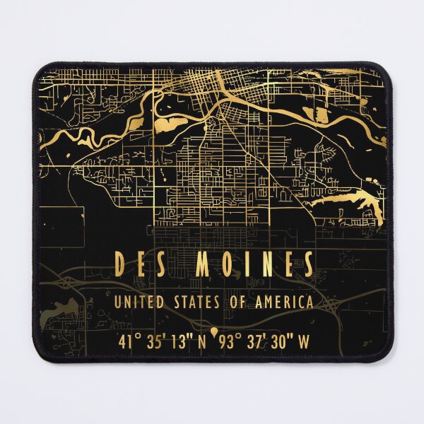 Item preview, DES MOINES MAP USA designed and sold by hatimelhag.
