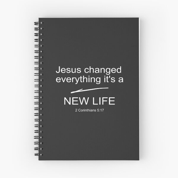 Item preview, Christian Design - It's a New Life - 2 Corinthians 5 verse 17 designed and sold by simplydesignart.