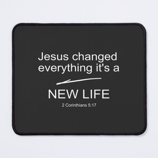 Item preview, Christian Design - It's a New Life - 2 Corinthians 5 verse 17 designed and sold by simplydesignart.