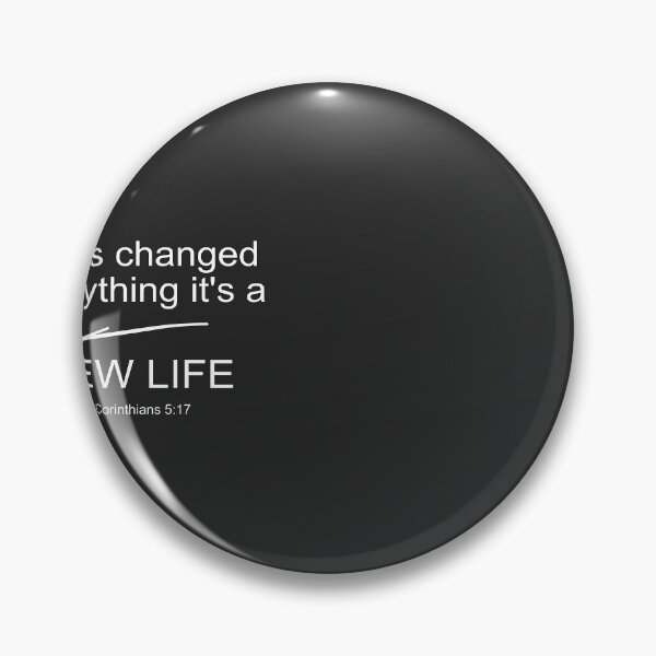 Item preview, Christian Design - It's a New Life - 2 Corinthians 5 verse 17 designed and sold by simplydesignart.